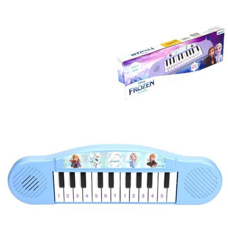 Imagem de Mini Teclado Piano Musical Infantil Disney Baby Frozen