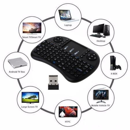 Mini Teclado Wireless Touch: Digite Mais Rápido em Celular, PC, Android TV  e Smart! - Online - Teclado para TV - Magazine Luiza