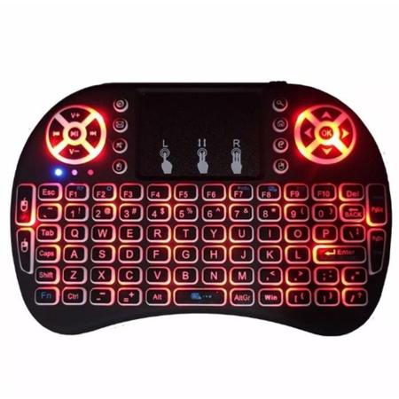 Imagem de Mini Teclado Wireless Mini Keyboard Usb Sem fio com Touch Pad