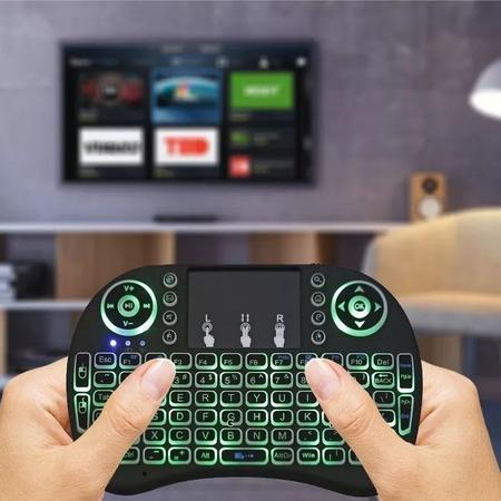 Imagem de Mini Teclado Wireless Mini Keyboard Usb Sem fio com Touch Pad
