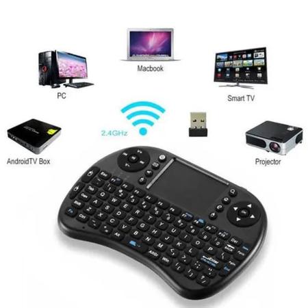 Mini Teclado Wireless Touch: Digite Mais Rápido em Celular, PC