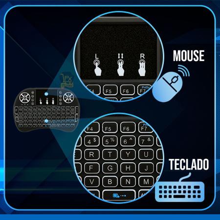 Mini Teclado Wireless Touch: Digite Mais Rápido em Celular, PC, Android TV  e Smart! - Online - Teclado para TV - Magazine Luiza