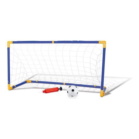 Kit Futebol Menino Gol Golzinho Mini Infantil Mini Trave Rede Bola fret  gratis