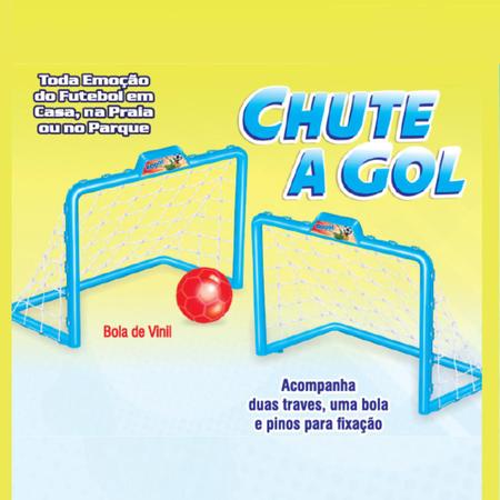 Imagem de Mini Trave Golzinho Chute A Gol Futebol Com Bola Infantil