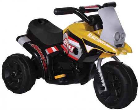 Imagem de Mini Triciclo Elétrico Moto Infantil Luz Som Bel Fix 913500 Amarelo
