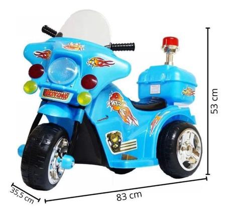 Mini Moto Elétrica Infantil Azul BW006AZ