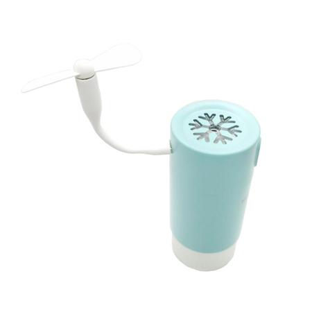 Mini Umidificador De Ar Portátil Purificador Usb Azul 5330 - Snowflake Imagem de Mini Umidificador De Ar Portátil Purificador Usb Azul 5330