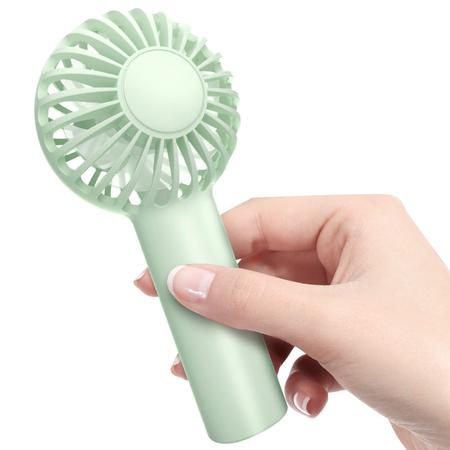 Mini ventilador portátil Nhpoi modelo 1200mAh USB recarregáv Imagem de Mini ventilador portátil Nhpoi modelo 1200mAh USB recarregáv
