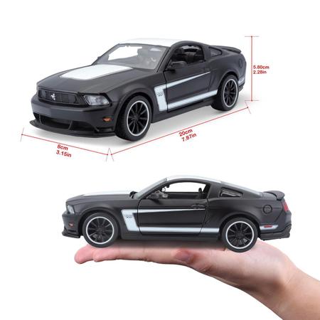 Imagem de Miniatura 2012 Ford Mustang Boss 302- Preto - 1:24