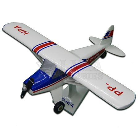 AVIÃO CAÇA (mod.2) MADEIRA BRANCO - 25x30x9 mm