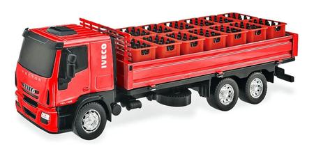 Caminhão de Brinquedo vermelho- IVECO Tector Dropside- ref 341 - USUAL -  Caminhões, Motos e Ônibus de Brinquedo - Magazine Luiza