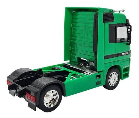 Miniatura Mercedes Benz Actros 4x2 Com Carreta 1/32 - Welly