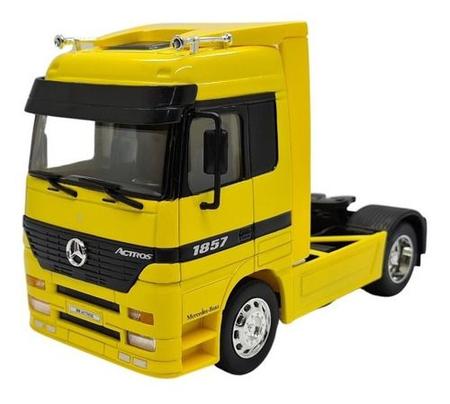 Miniatura Caminhão Carreta Mercedes Actros 4x2 1:32 Welly