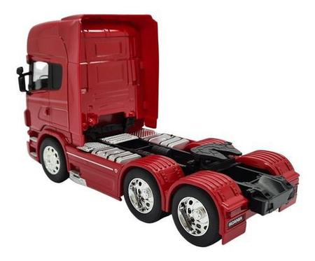 Caminhão de controle remoto scania 124 mini tamiya escala 1:18 rc 3ch vh  miniaturas 