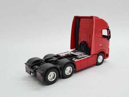 Caminhão Volvo Container Welly 1:64 Vermelho no Shoptime