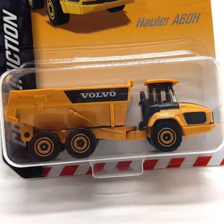 Miniatura Caminhão Articulado Volvo Hauler A60H - Construção - 8,0cm -  Majorette