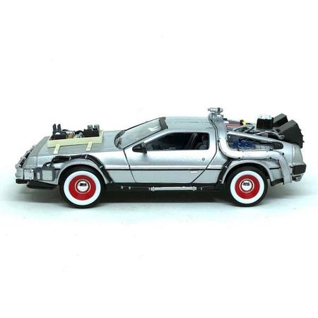 CARRINHO CALIFORNIA TOYS CARRO DE VOLTA PARA O FUTURO 3 ESCALA 1:24 WEL2244W