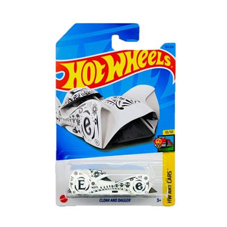 Miniatura Carro Hot Wheels Cloak and Dagger HW Art Cars 1:64 Imagem de Miniatura Carro Hot Wheels Cloak and Dagger HW Art Cars 1:64