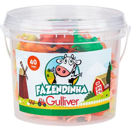 Miniatura Colecionavel Fazendinha Balde 40PCS - Gulliver Imagem de Miniatura Colecionavel Fazendinha Balde 40PCS