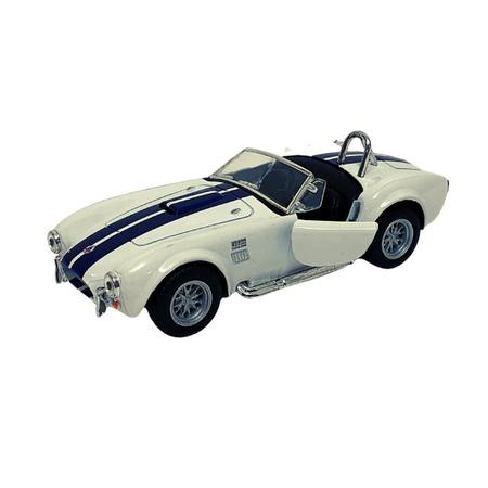 Miniatura Carro Colecionável Ford Shelby Cobra 427 1965 Azul