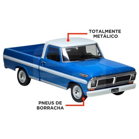 Imagem de Miniatura De Ferro Ford F-100 1974 1/24 California Classics