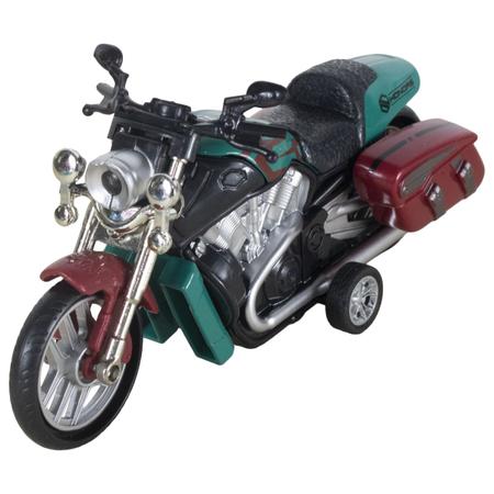 Imagem de Miniatura de ferro moto custom para viagem