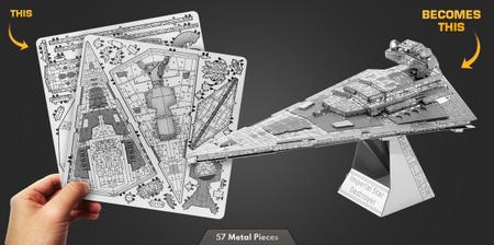 Imagem de Miniatura De Montar Metal Earth Star Wars Imperial Destroyer
