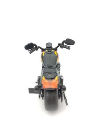 Miniatura de Moto Metal Die-cast Corrida Racing com Som e Fricção
