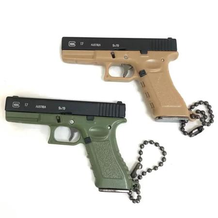 Imagem de Miniatura de Pistola G17 - Modelo Destacável em Liga - Chaveiro para Colecionadores