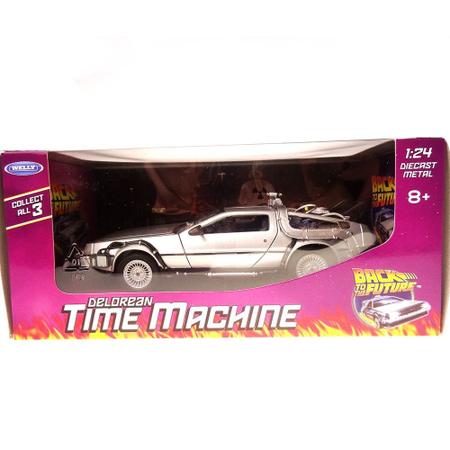 Miniatura Delorean Back To The Future Welly 1/24 Imagem de Miniatura Delorean Back To The Future Welly 1/24