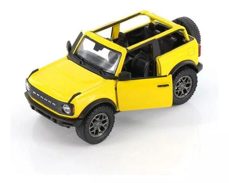 Imagem de Miniatura Ford Bronco 2022 Conversível Coleção Kinsmart Carro Carrinho