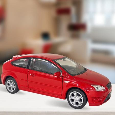 Imagem de Miniatura Ford Focus Carro Abre Porta Coleção Carrinho Metal