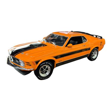 Imagem de Miniatura Ford Mustang Mach 1 1970 Laranja Maisto 1:18