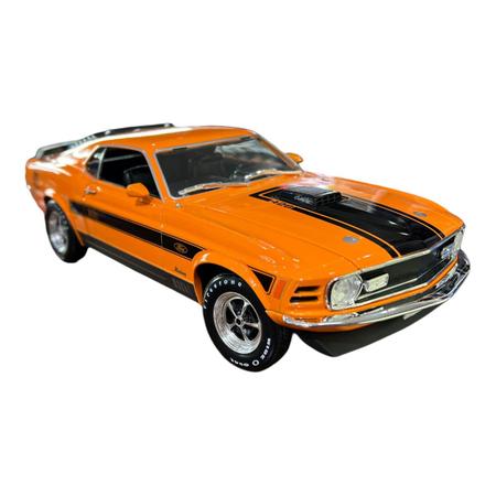 Imagem de Miniatura Ford Mustang Mach 1 1970 Laranja Maisto 1:18