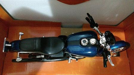 Imagem de Miniatura Harley Dyna Super Glide Sport (2004) - Azul - 1:12