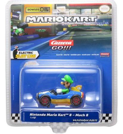 Imagem de Miniatura Luigi Mach 8 para Autorama - Mario Kart 8 - 1/43 - Carrera Go