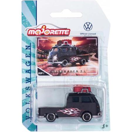 Imagem de Miniatura Majorette Volkswagen T1 Kombi c/ Card 1/64 Metal Preta