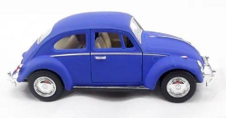 Imagem de Miniatura Metal Volkswagen Fusca Azul Fosco 1967 KT5057D DM