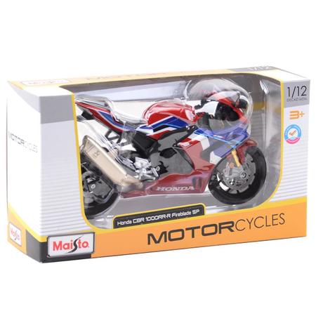 Moto de Ferro Corrida Miniatura Honda CBR1000RR 1:12 na Caixa Maisto -  Miniaturas de Motos - Magazine Luiza