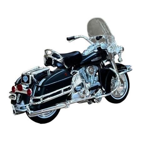 Miniatura Moto Harley-Davidson 1966 FLH Electra Glide Maisto 1:18 - Machine  Cult