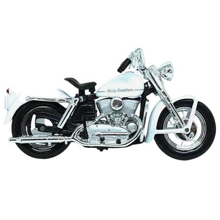 Imagem de Miniatura Moto Harley Davidson K Model 1952 S37 1/18 Branco Maisto 31360