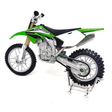 Miniatura Moto Kawasaki Kx 250f Trilha Motocross Maisto 1/18