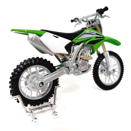 Miniatura Moto Kawasaki Kx 250f Trilha Motocross Maisto 1/18