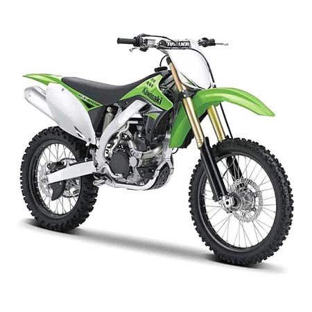 Miniatura Moto Kawasaki Kx 250f Trilha Motocross Maisto 1/18