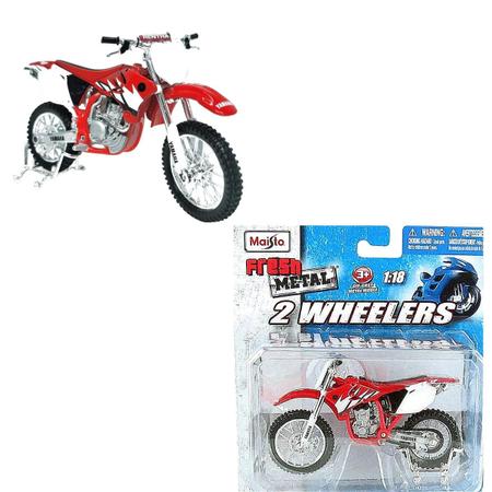 Moto de Ferro Trilha Miniatura Yamaha YZ450F 1:12 na Caixa Maisto -  Miniaturas de Motos - Magazine Luiza