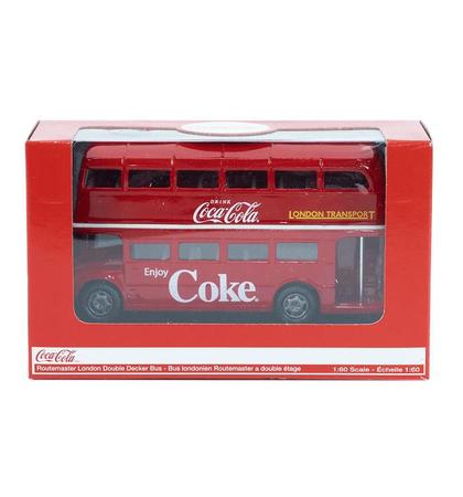 Kit 2 Brinquedo Miniatura Ônibus Coca Cola e Pepsi Coleções