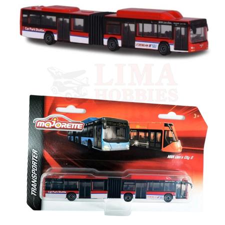 Imagem de Miniatura Ônibus Man LionS City G Car Park Shuttle Vermelho Majorette