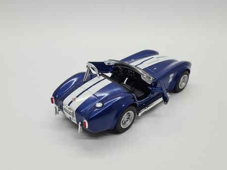 Miniatura Carro Colecionável Ford Shelby Cobra 427 1965 Azul