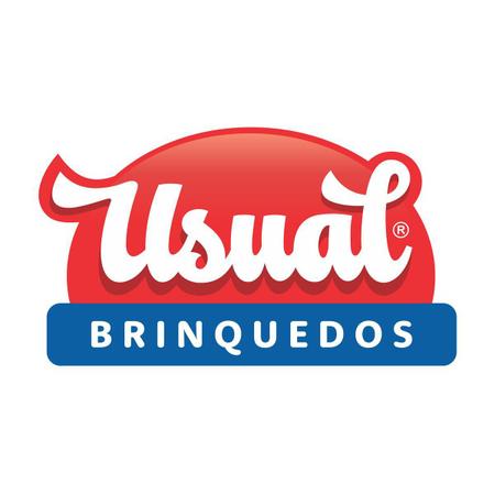 Imagem de Miniatura Trator Motoniveladora Infantil De Brinquedo - Usual Brinquedos