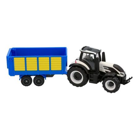 Imagem de Miniatura Trator Valtra Q305 Com Caçamba Azul Maisto 15590